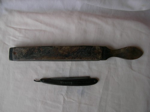 Ww1 france rasoir - ww1, cuir