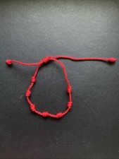 Bracelet Tissu Fait Main 7 Noeuds Porte Bonheur