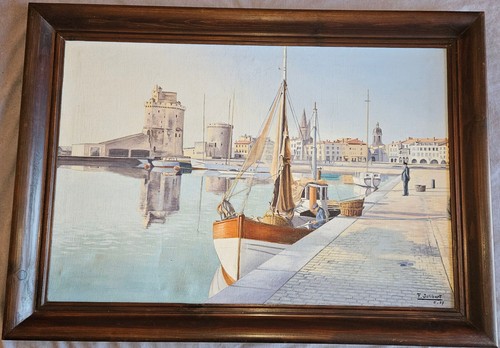 Tableau grande peinture hst - hst, "
