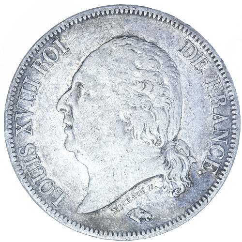 Louis xviii francs 1816 - louis,