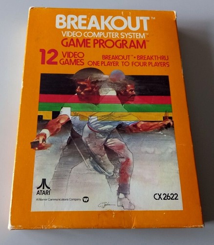 Jeu atari 2600 - atari, "breakout"
