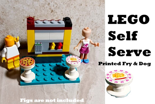 Lego food truck - truck, back