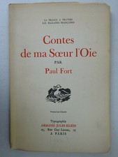 FORT (Paul). Contes de ma
