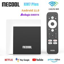 MECOOL KM7 PLUS ATV Box Netflix 4K Android 11 S905Y4 2G 16G WiFi BT5 AV1 HDR Box