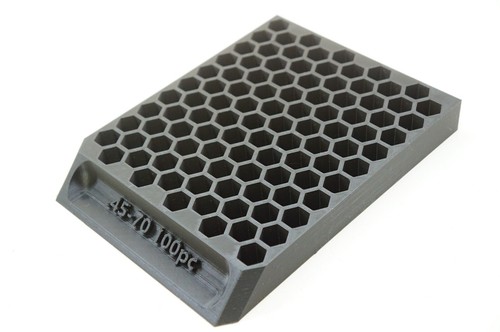 Bullet tray reloading - tray, block