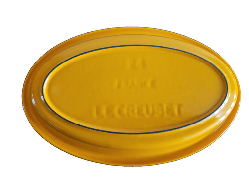 Vtg creuset enameled - enameled, cast