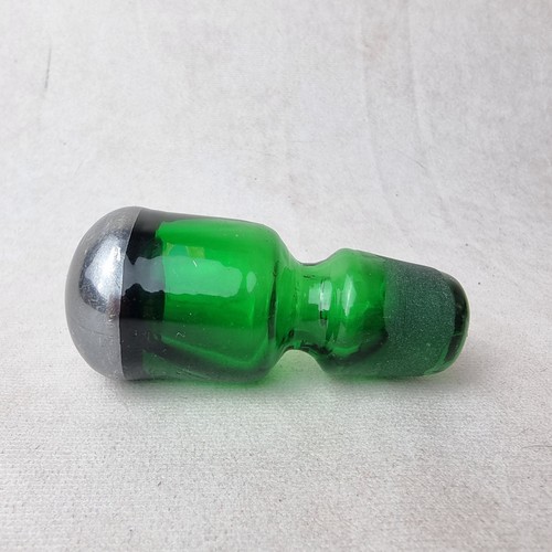 Bouchon verre vert forme obus - verre,
