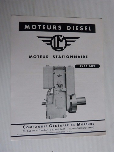 Prospectus moteur fixe diesel - prospectus,