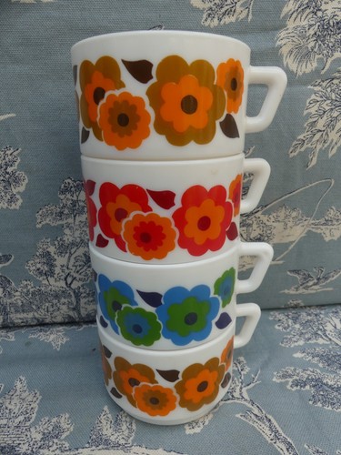 Arcopal vintage fleurs - arcopal,