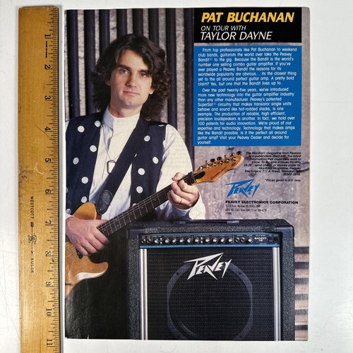 Peavey amps pat buchanan - peavey,