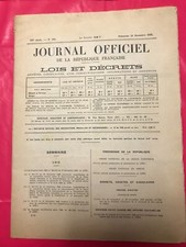 vieux papiers Journal Officiel