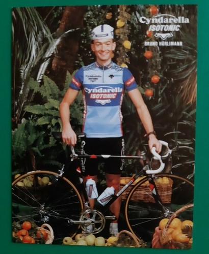 Cyclisme carte cycliste bruno - carte,