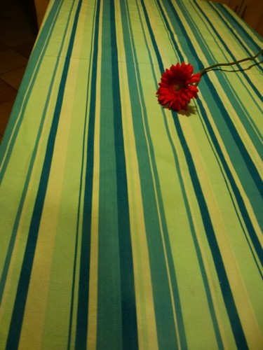 50x1 nappe toile bleue - nappe,