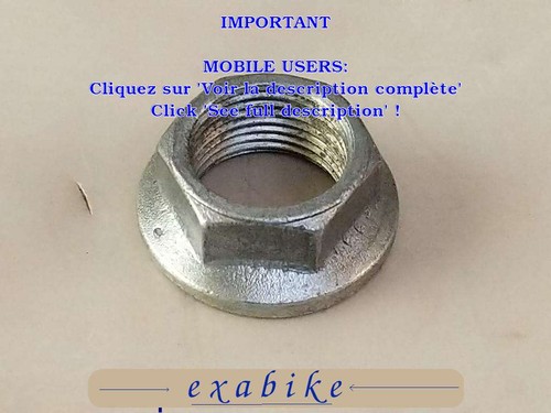 Ecrou axe bras - de, oscillant