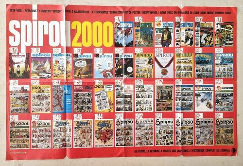 Poster spirou 2000 supplement - spirou,