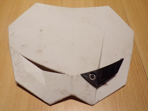 Tete fourche moto - fourche, plaque