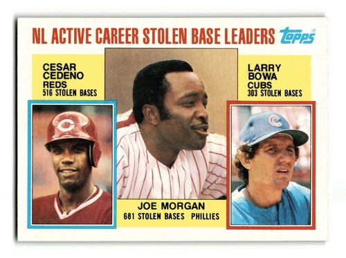 Joe morgan 1984 topps - joe,