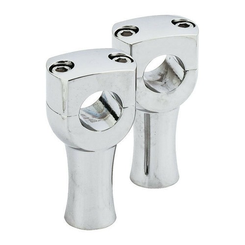 Riser aluminium chromé - 3", en