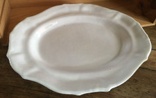 Grand plat XVIIIème blanc