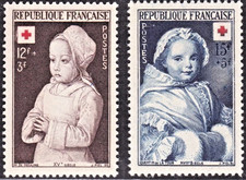 FRANCE - N° 914 & 915 - CROIX ROUGE 1951  - NEUFS SANS CHARNIÈRE