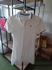 A2BC🏵️ROBE BLANCHE LACOSTE TAILLE 36 TRES BON ETAT 🏵️