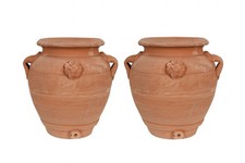 Set De 2 Pots En Terre Cuite