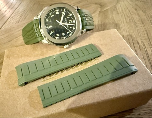 Rubber band strap patek - b,