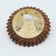 Broche En Bois De Cerf