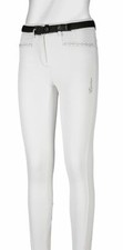 Equiline GIRL'S BREECHES EMMA FULL GRIP WHITE Spring Summer 2020