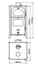 Poêle PRITY FGR D 14,5 kW |