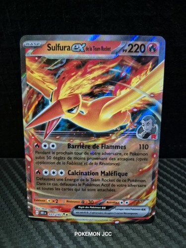Cartes pokémon sulfura ex - cartes,