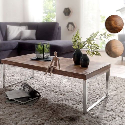 Finebuy table basse bois - table,
