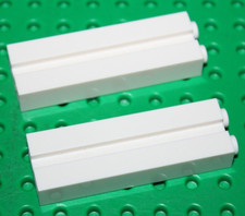 2 x Lego White Brick with Groove ref 88393 Set 10217 5985 7498 4429 60004 60047