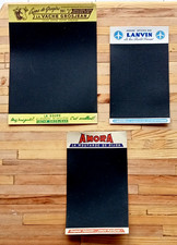 Lot 3 Ardoise Papier ancien publicitaire LANVIN/GROSJEAN/AMORA