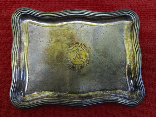 Plateau argent lavallée style - argent,