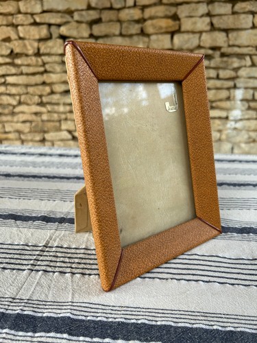 Cadre photo vintage cuir
