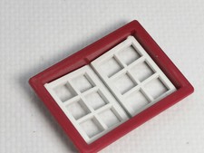 MAJOKIT FENÊTRE BORDEAU A DEUX VANTAUX BLANC A PETITS CARREAUX