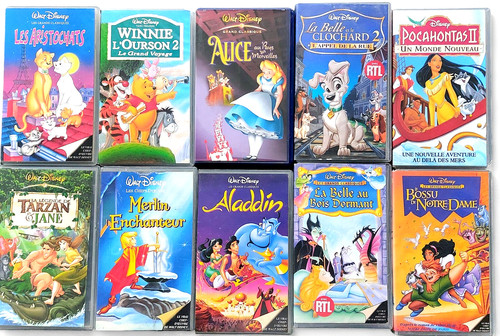 Disney lot vhs les grands - lot,