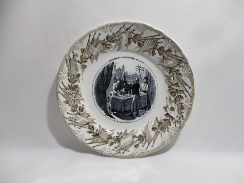 Ancienne assiette parlante - ancienne,