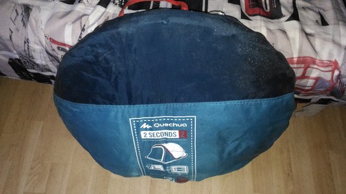 Tente quechua bleu secondes - tente,