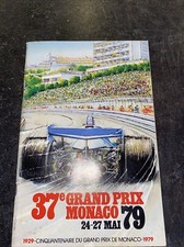 Programme  officiel grand prix de F1 Monaco 1979 Cinquantenaire