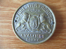 CACHE SERRURE DE COFFRE FORT FORESTIER FRERES VALINES SOMME