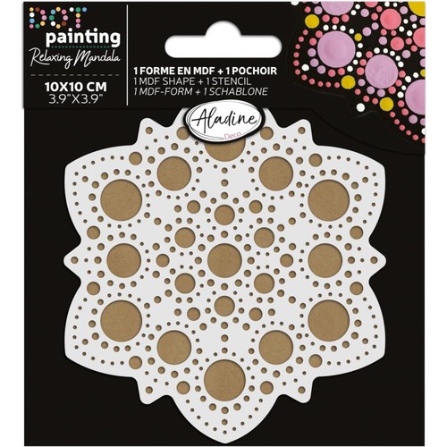Pochoir pour dot painting - pour,