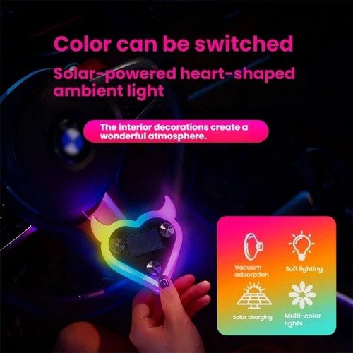 Lampe néon coeur - coeur, lumières