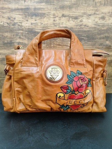 Sac main cuir gucci - sac,