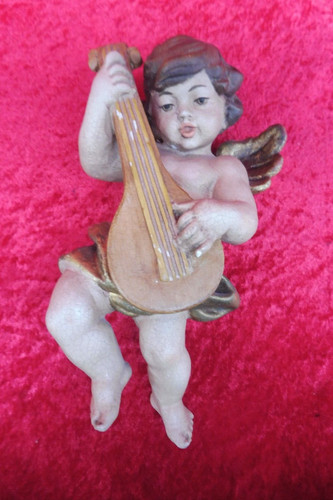 Figurine bois ange putto - ange,,