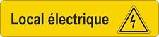 Autocollant sticker porte placard bureau magasin local electrique panneau