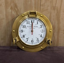 Horloge hublot en laiton de