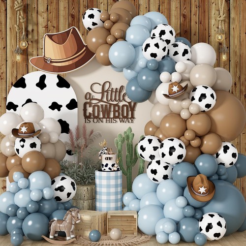 Cowboy western balloon arch - cowboy,