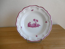 PLAT ROND CREUX FAIENCE GIEN